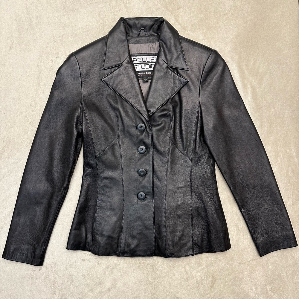 Vintage Pelle Studio Wilsons Leather Jacket ~ x-small